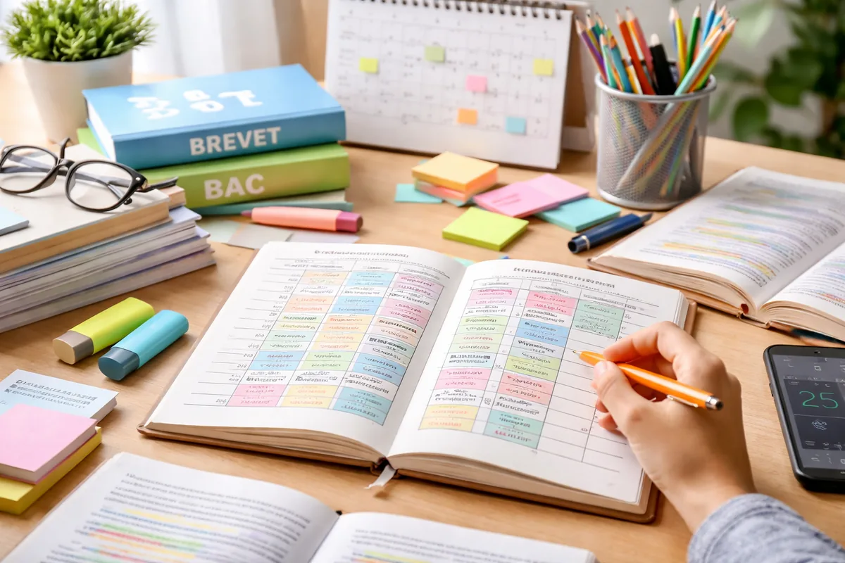 Comment élaborer un planning de révisions adapté pour le Bac et le Brevet