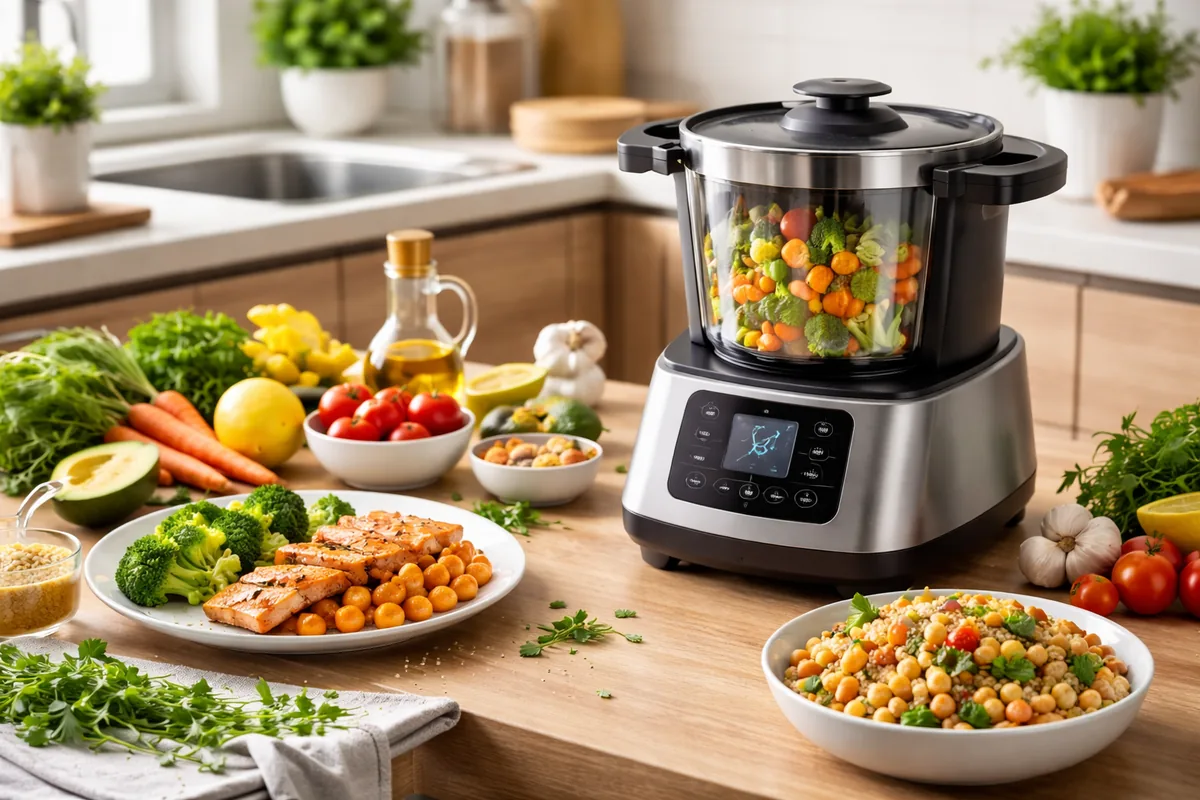 Comment préparer des repas sains et variés avec un robot de cuisine