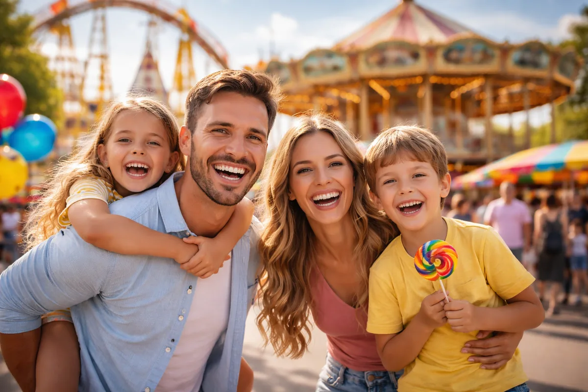 Quelles sont les activités familiales à faire dans un parc d'attraction ?
